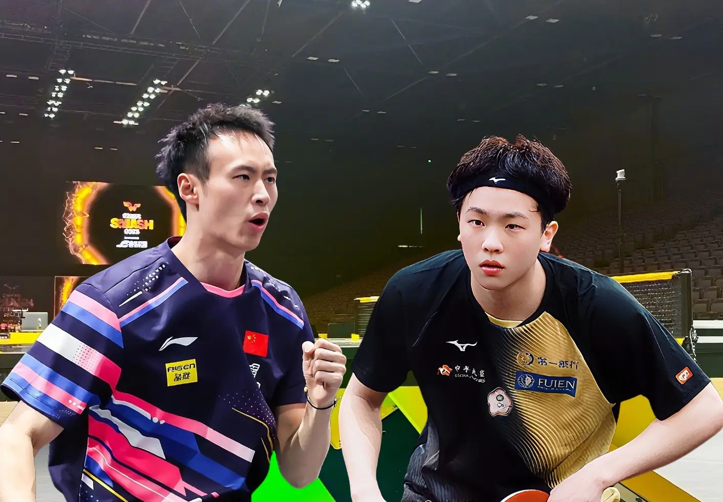 没有太显赫, 今天是工作, 在与国乒成